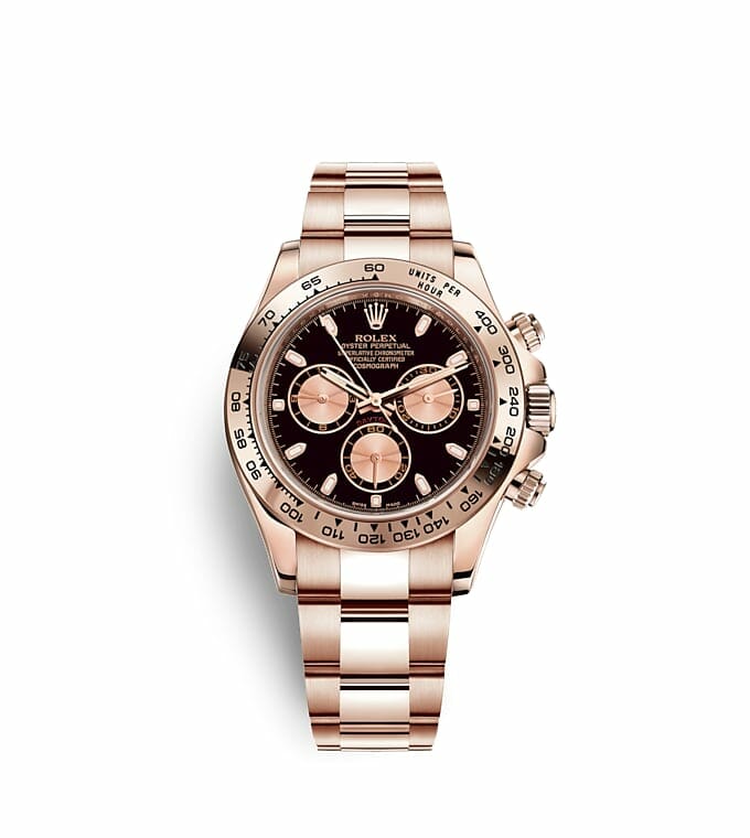 Tyggegummi Uskyldig Kommandør Rolex Cosmograph Daytona Oyster 40 mm Everose gold m116505-0008 – best  luxury replica watches uk shop