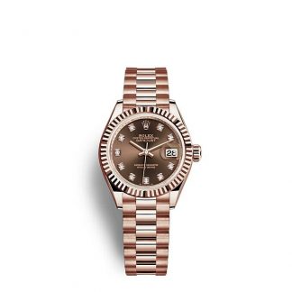 Rolex Lady-Datejust Oyster 28 mm Everose gold m279175-0016