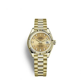 Rolex Lady-Datejust Oyster 28 mm yellow gold m279178-0017